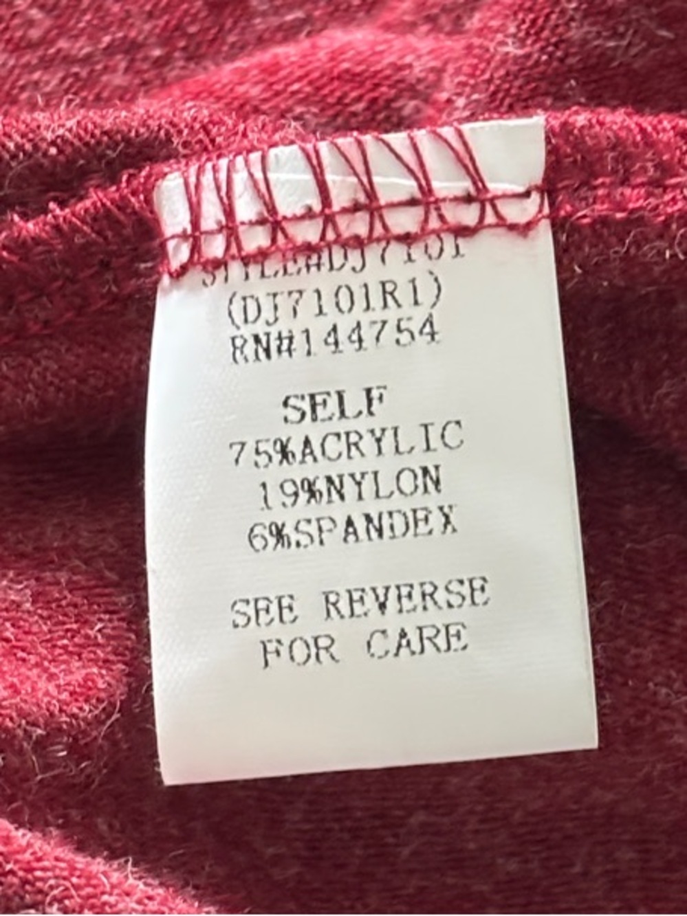 DAVI & DANI Raspberry Red Draped Open-Front Cardigan - Picture 5 of 8